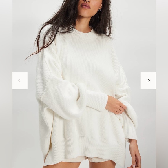 Free People Easy Street Tunic Painted White - Picture 2 of 4